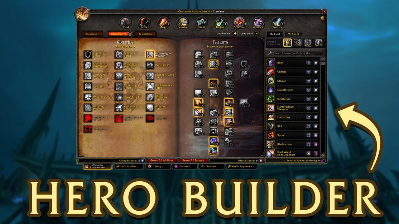 The Character Advancement Sheet - Building your Hero