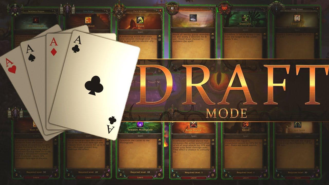 Draft Mode: Build your Hero - Overview