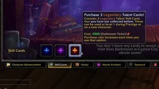 S9 Update: Legendary Talent Packs