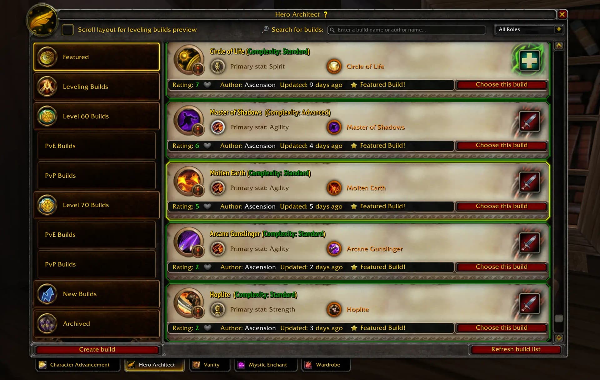 Build Draft Description Updates